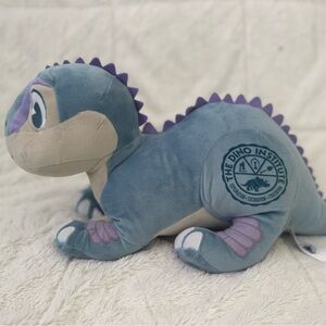 Dino Institute Blue and Purple Plush Reptile Toy